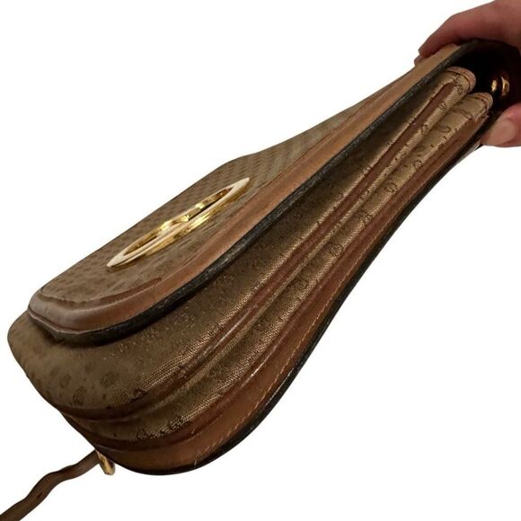 Gucci Brown and Gold Blondie Shoulder Bag with Signature Monogram - Picture 7 of 11